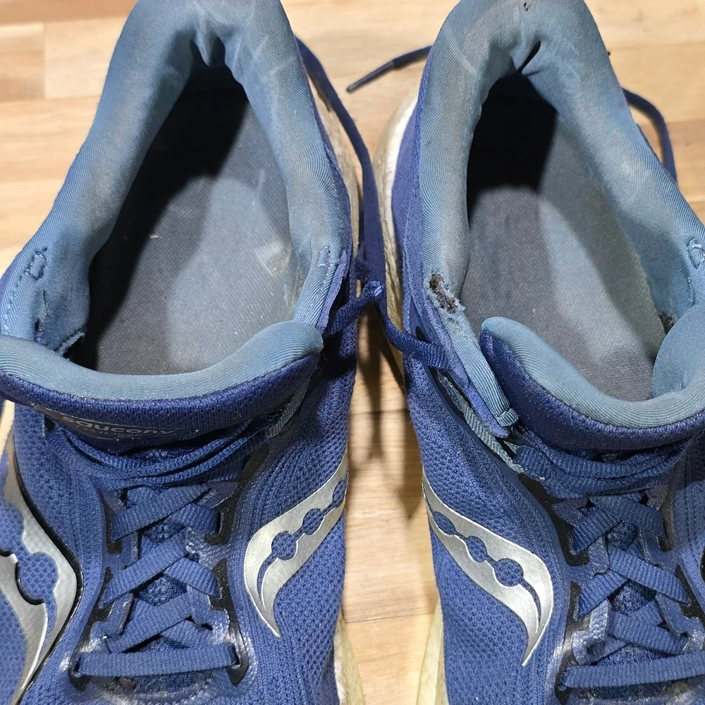 Saucony Triumph 21 Men's Running Shoes Navy‎ Blue White S20881-21 Size 11